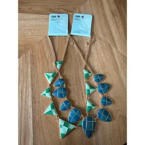 6/$25 NWT ELLA Geometric Colorful Necklace Bundle